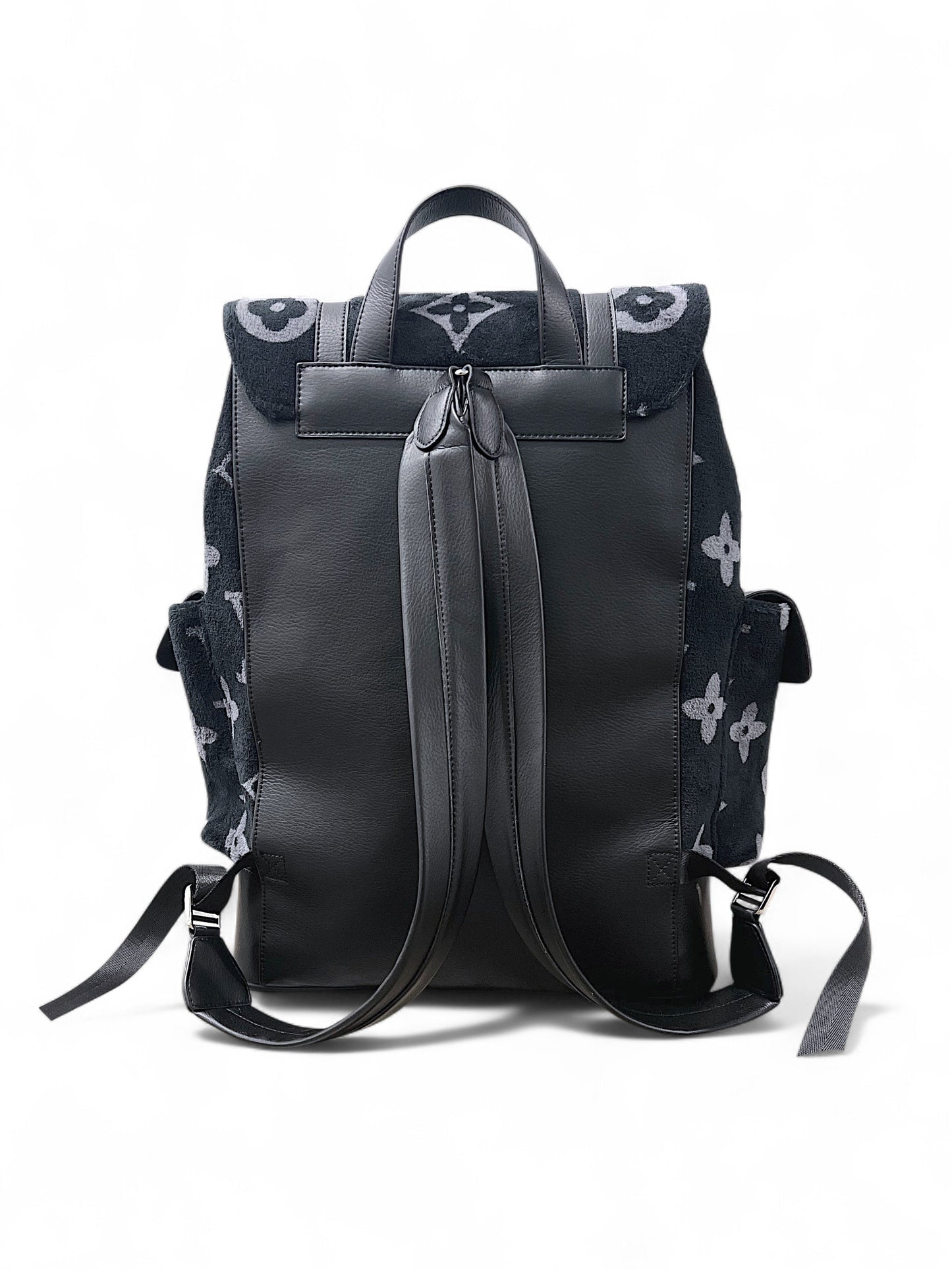 Black Fuzzy Christopher Backpack