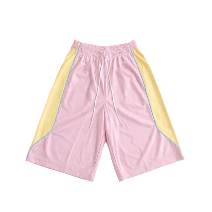 Pink Mesh Shorts