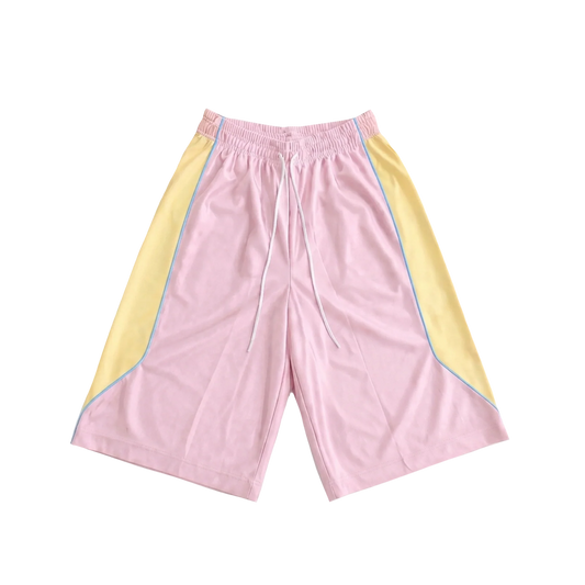 Pink Mesh Shorts