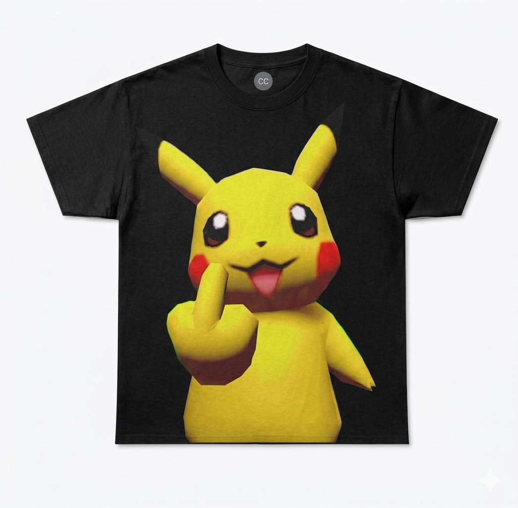 Middle Finger Pika T Shirt