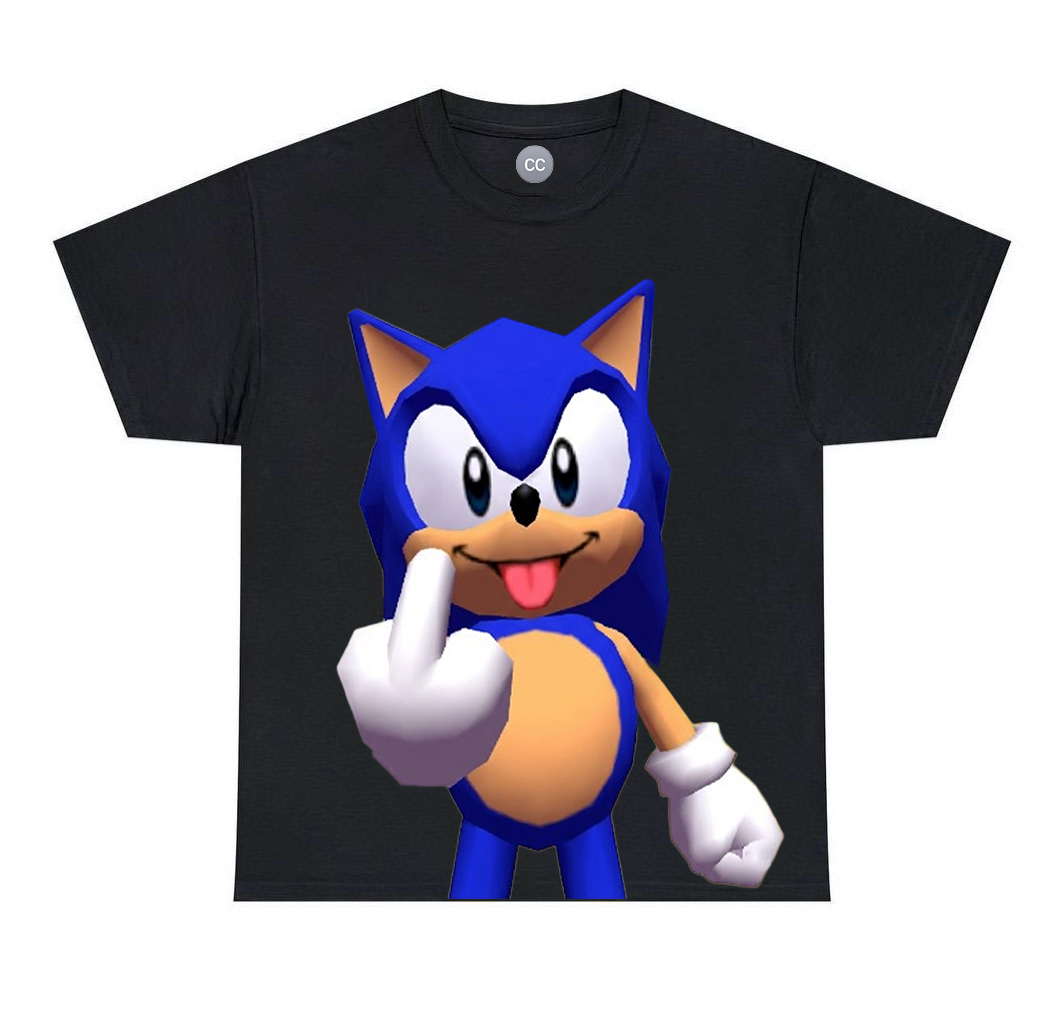 Middle Finger Sonic T Shirt