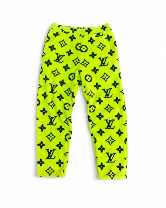 Neon Fuzzy Pants