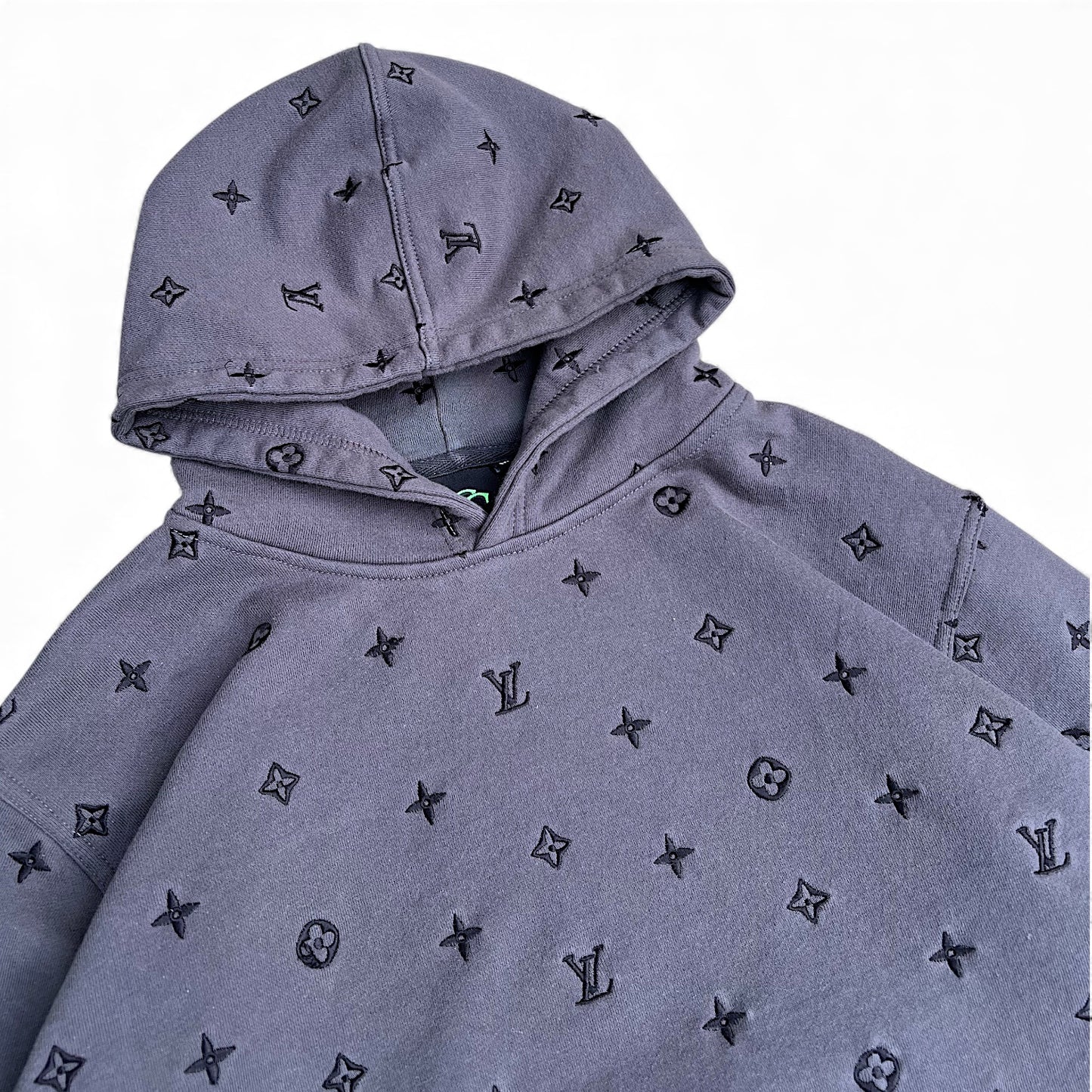 Embroidered Monogram Hoodie