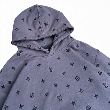 Embroidered Monogram Hoodie