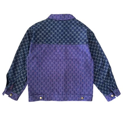 Purple/Navy GG Demin Jacket