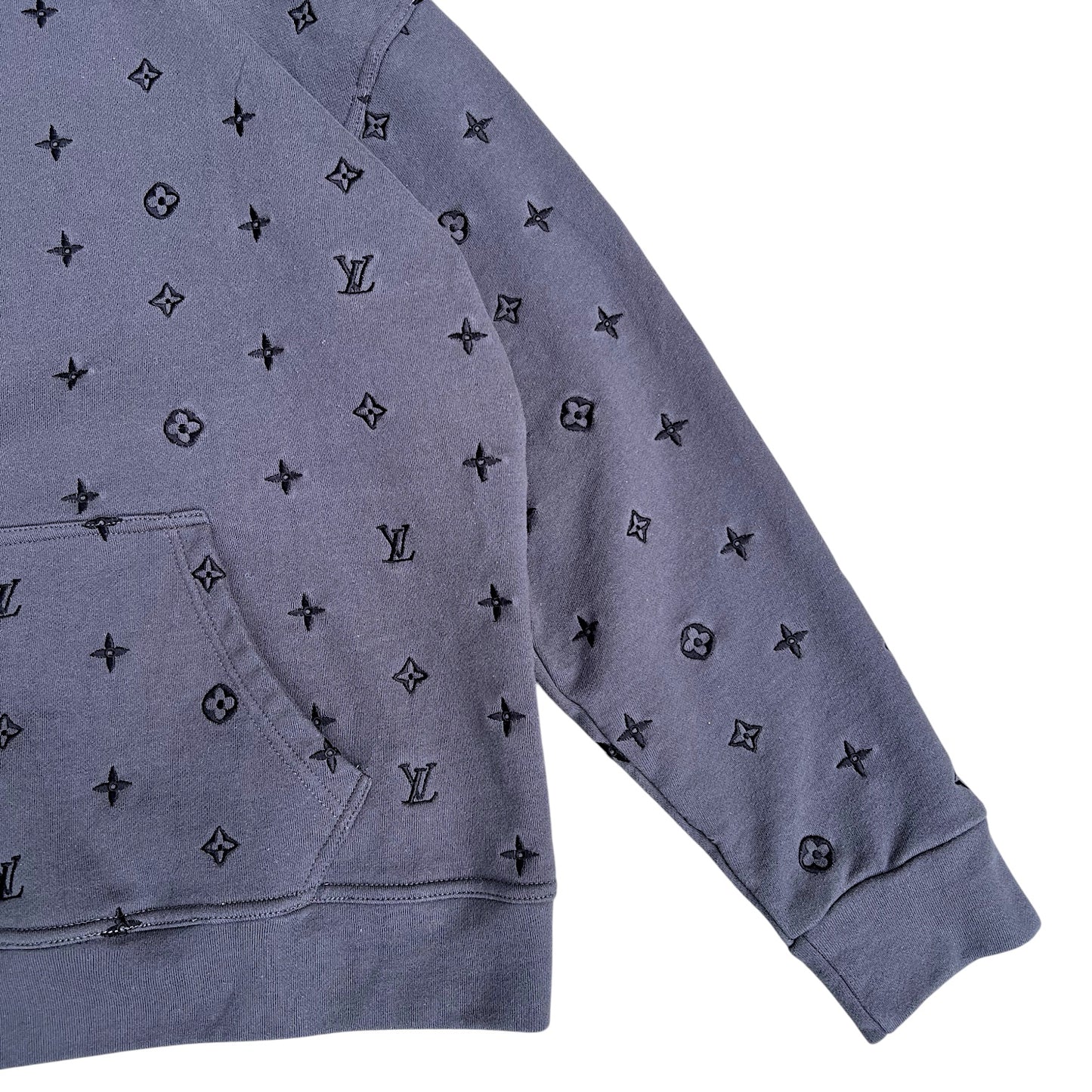 Embroidered Monogram Hoodie