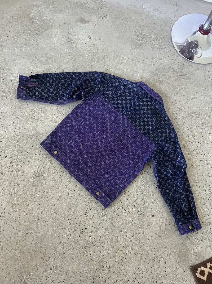 Purple/Navy GG Demin Jacket