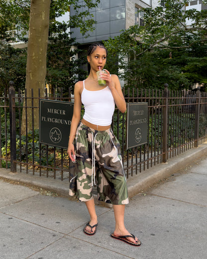 Camo Mesh Shorts