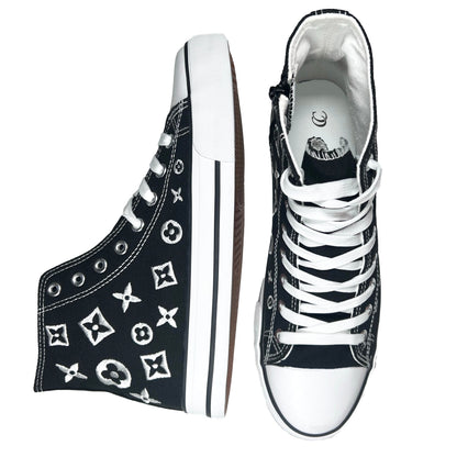 Embriodered Monogram High Tops