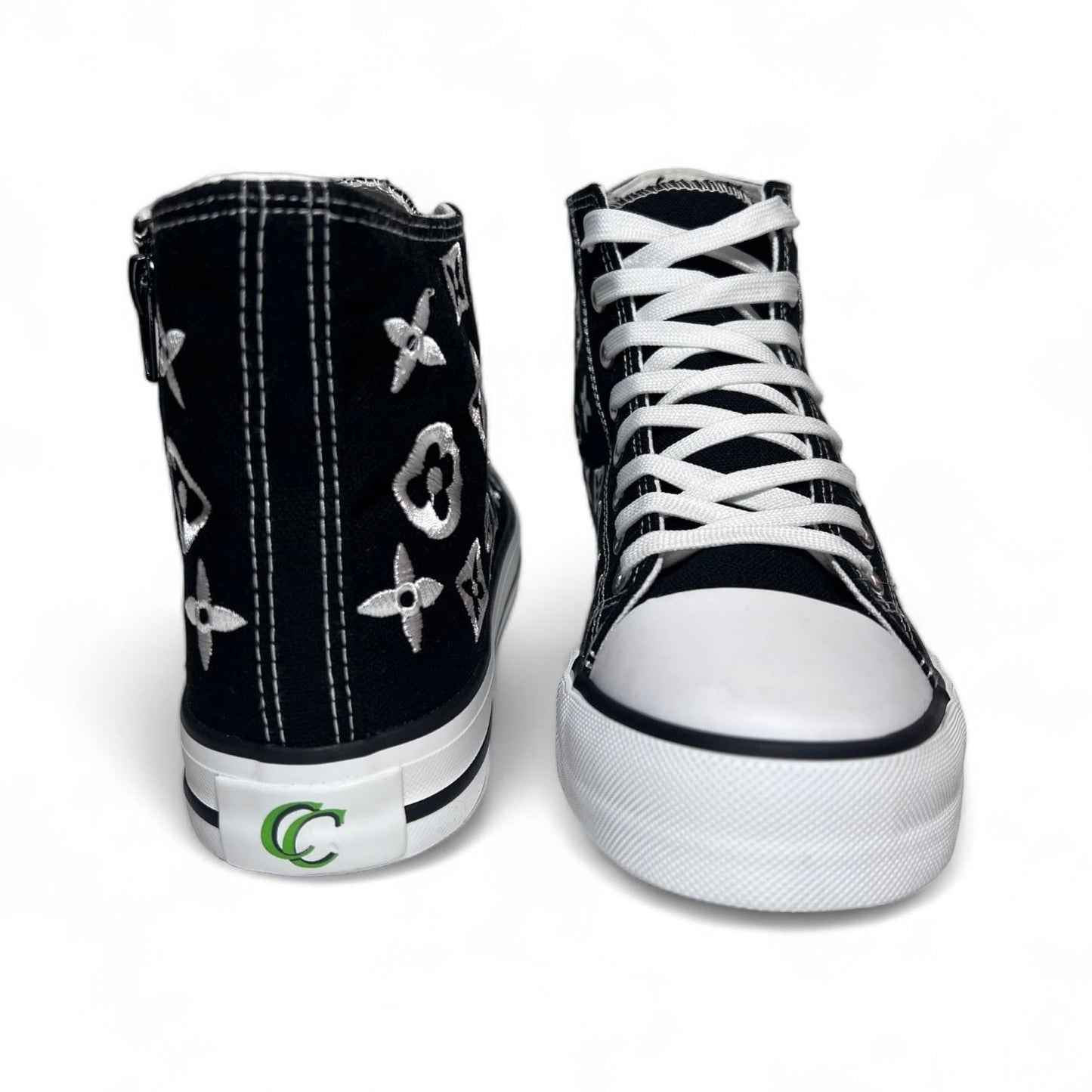 Embriodered Monogram High Tops