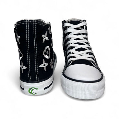 Embriodered Monogram High Tops