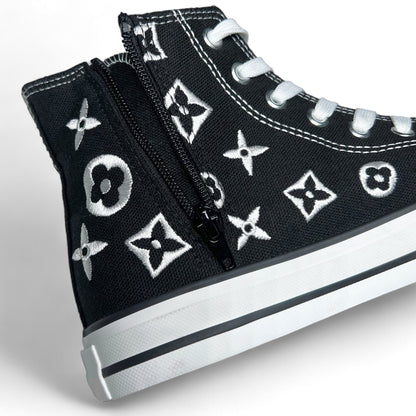 Embriodered Monogram High Tops