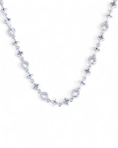 Sterling Silver Monogram Charm Chain