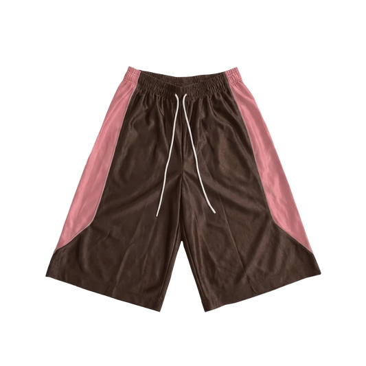 Brown/Pink Mesh Shorts (Copy)